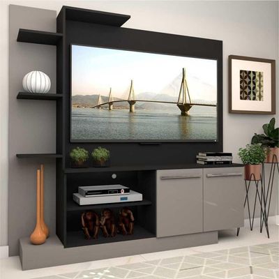 Estante com Painel Tv até 55" 2 Portas Porto Multimóveis
