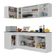 Armário De Cozinha Compacta De Canto Mp2093.891 Branco