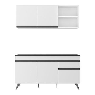 Armário De Cozinha Compacta Multimóveis Mp2079.964 Branco