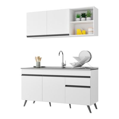 Armário De Cozinha Compacta Multimóveis Mp2079.964 Branco
