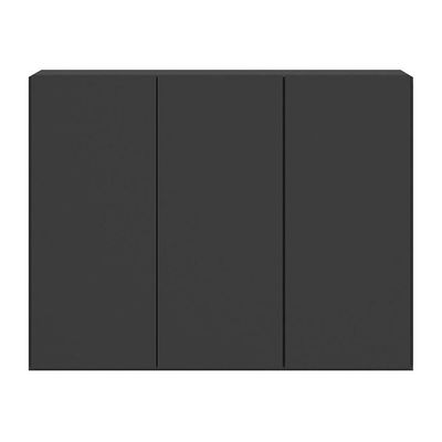 Gabinete Banheiro 3 Portas 90Cm Mp5029 Preto