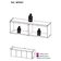 Gabinete De Banheiro 123,5cm Suspenso 4 Portas Multimóveis Mp5047 Preto Preto