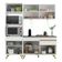 Armário De Cozinha Compacta 182cm Com Leds Veneza Up Multimóveis V2019 Branco/dourado Branco/dourado