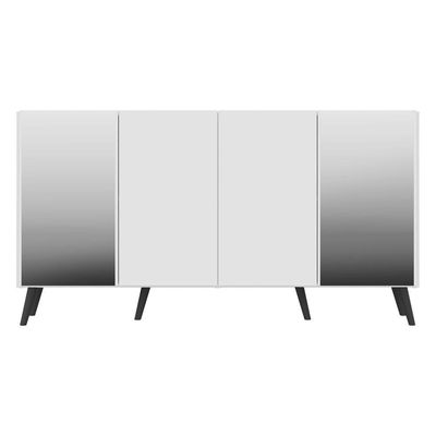 Aparador Buffet 4 Portas Vegas Multimóveis V3595 Branco