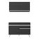 Armário De Cozinha Compacta 120cm Veneza Multimóveis V3687 Preto/branco Preto/branco