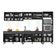 Armário De Cozinha Compacta 302cm Com Leds Veneza Up Multimóveis V2014 Preto Preto
