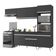 Armário De Cozinha Compacta 252cm Veneza Multimóveis V3690 Preto/branco Preto/branco