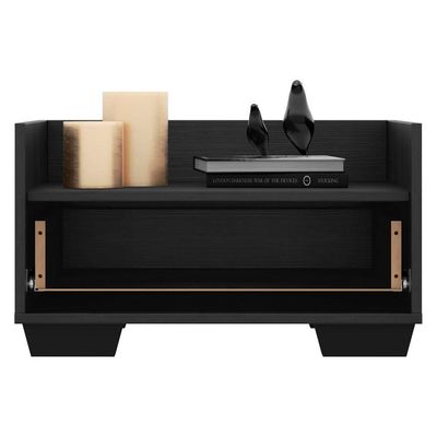 Gabinete Armário Banheiro 80Cm Multimóveis V5001 Preto Preto