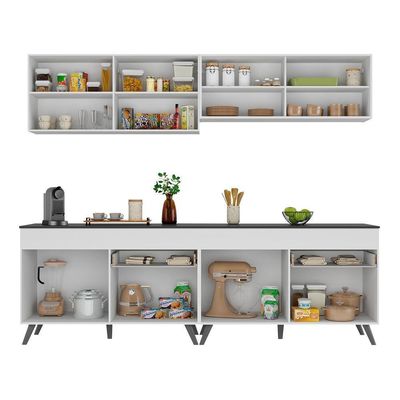 Armário De Cozinha Compacta 4 Peças Mp3696.964 Branco