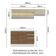 Armário de Cozinha Compacto 100% MDF 180cm Branco/rustic