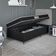 Cama Box Baú Colchão Solteiro Espuma D20 Malibu 78x188x53cm Preto / Branco Hellen Preto