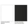 Kit 2 Armários Aéreos Multiuso 3 Portas Branco/Preto