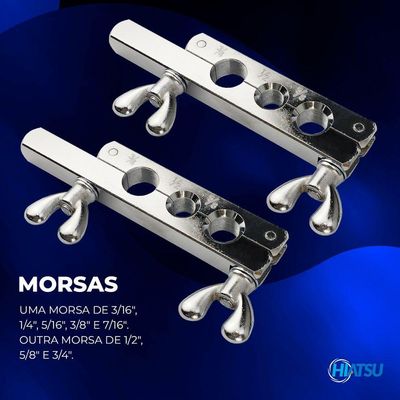 Bomba De Vácuo 3cfm Hiatsu + Kit Flangeador De Tubos Com Alargador Ct-275 1 Unidade