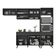 Armário De Cozinha Compacta 252cm Veneza Multimóveis V3690 Preto Preto