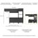 Armário De Cozinha Compacta 252cm Veneza Multimóveis V3690 Preto Preto