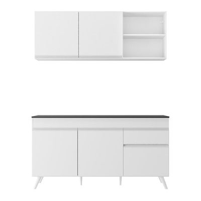 Armário De Cozinha Compacta Multimóveis Mp2079.891 Branco