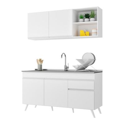 Armário De Cozinha Compacta Multimóveis Mp2079.891 Branco