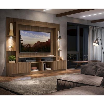 Rack Estante Tv 65´´ Leds Madeirado