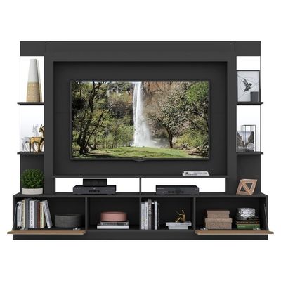 Estante Com Suporte Tv 65" E Espelho Oslo Multimóveis V3381