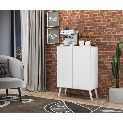 Aparador Buffet 2 Portas Multimóveis V3609 Branco