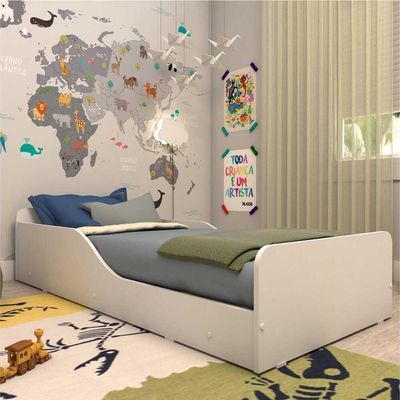 Cama Infantil Colchão 70X150Cm Square Multimóveis Fgl2379