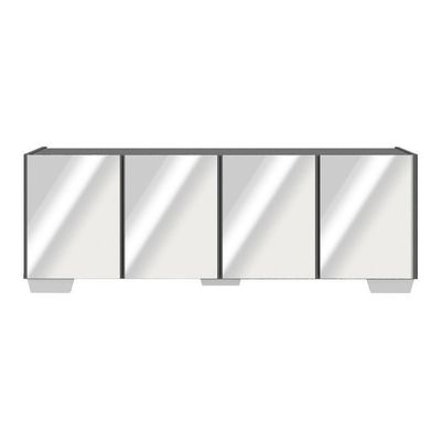 Rack Tv Até 50 Polegadas Com Espelhos Mp1083 Grafite branco