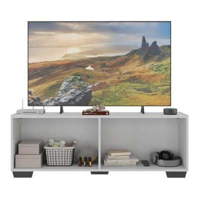 Rack Tv Até 50 Polegadas Com Espelhos Mp1083 Branco preto