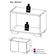 Mesa De Cabeceira Com Pés 2 Portas Multimóveis Mp4134 Branca/natural Branco/natural