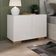 Mesa De Cabeceira Com Pés 2 Portas Multimóveis Mp4134 Branca/natural Branco/natural