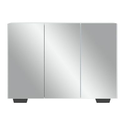 Aparador Buffet 4 Portas Vegas V3560 Branco/Preto