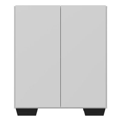 Aparador Buffet 2 Portas Multimóveis V3610 Branco/Preto