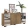 Aparador Buffet 4 Portas Multimóveis V3557 Rustic/Preto