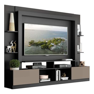Estante Com Suporte Tv 65" E 2 Portas Oslo Multimóveis V3386
