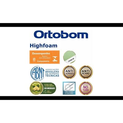 Colchão Highfoam Queen (158X198X28) Hr 45 High Ortobom