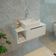 Gabinete Banheiro 80cm Com 1 Porta E Nicho Multimóveis Cr10122 Branco