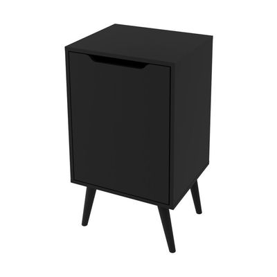 Gabinete Banheiro 45cm 1 Prt Retrô Multimóveis Cr10120 Preto