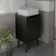 Gabinete Banheiro 45cm 1 Prt Retrô Multimóveis Cr10120 Preto