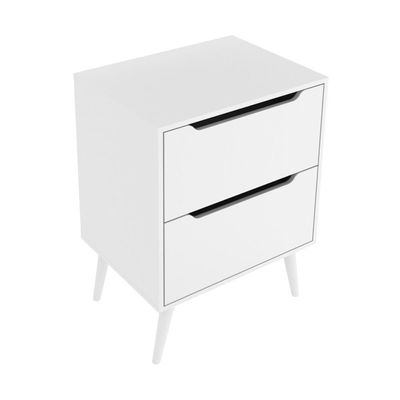 Gabinete Banheiro 60cm 2 Gavetas Retrô Multimóveis Cr10119 Branco