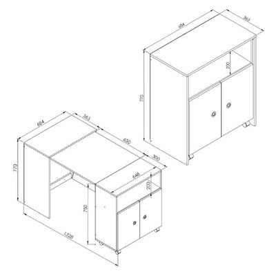 Mesa Retrátil/balcão 2 Portas E Rodízios Multimóveis Branca