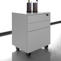 Gaveteiro Arquivo Com Chave E Rodízios Cr25045 Branco