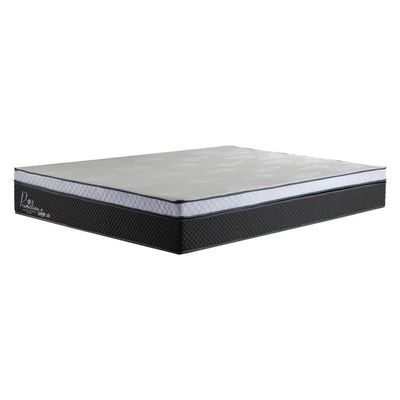 Colchão King Gazin 193x35x203cm - Densidade Dhr50 Cr411c Preto/branco