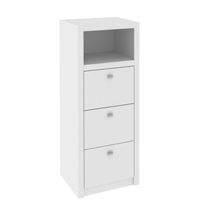 Gaveteiro Para Pasta Suspensa Com 3 Gavetas Cr25026 Branco