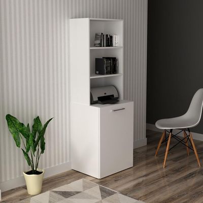 Escrivaninha Com Prateleiras Multimóveis Vcr25066 Branco