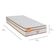 Colchão Solteiro Pequim 88x188cm Molas Ultralastic Softgel Inducol Cr445a Branco/bege Branco/bege
