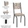 Conjunto Com 2 Cadeiras Tubular Diana Preto Fosco Assento Cedro Artefamol