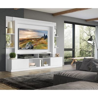 Estante Com Suporte Tv 65" C/ Espelho Oslo Multimóveis V3385