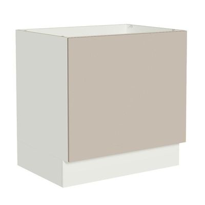 Balcão Forno Embutir 80x60cm Sem Tampo Branco/crema