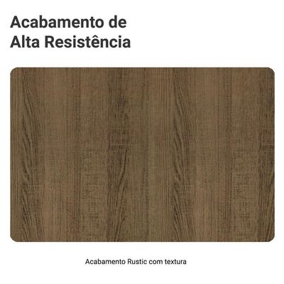 Cristaleira Suspensa 70 Cm 2 Portas De Vidro Rustic Madesa