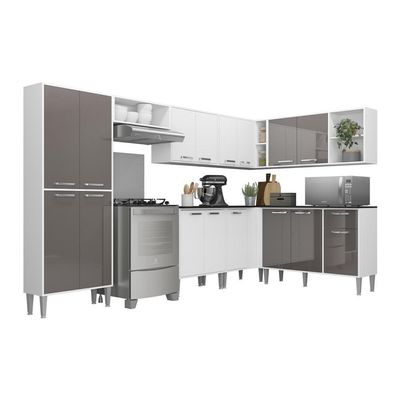 Cozinha Completa Armário e Balcão Xangai Soul Multimóveis