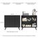 Gabinete Banheiro 3 Portas Retrô 90Cm Mp5030 Preto